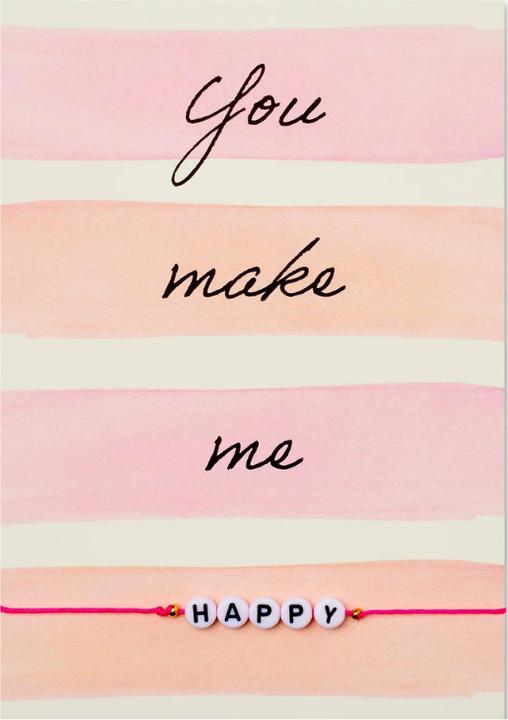 by Vivi Armband - You make me "Happy" (16 cm)