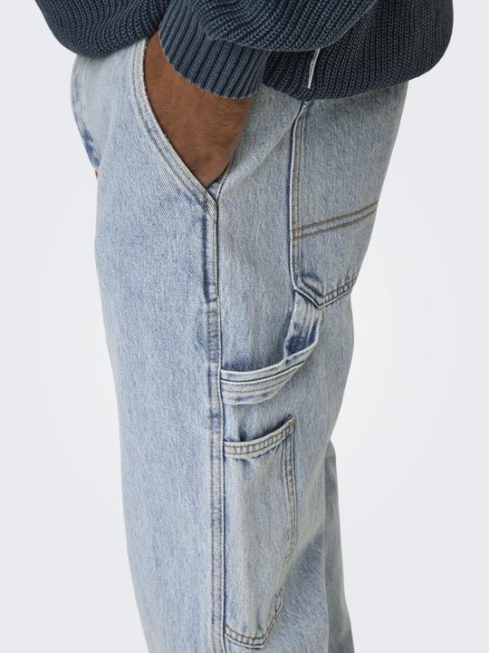 Actual product image Only & Sons Onsedge Straight Car Lb 1087tai Dnm Noos (W34/L30)