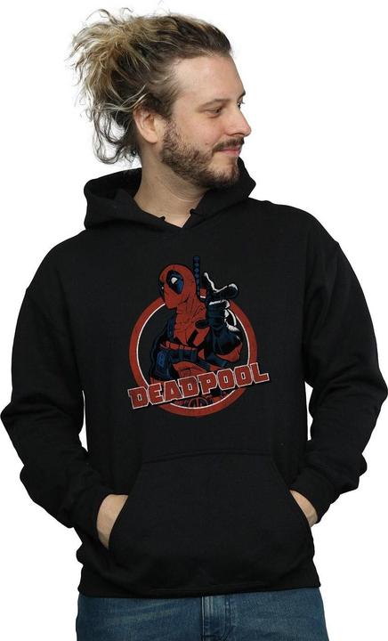 Produktbild Deadpool Gun Finger Kapuzenpullover (L)