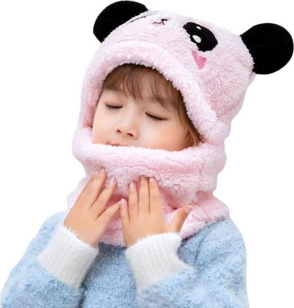Actual product image MU Style Panda Series children's cartoon winter hat (One size)