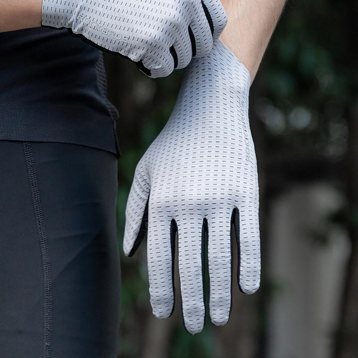 Produktbild Rockbros Breathable Full Finger Cycling Gloves, Size: XL - Gray (XL)