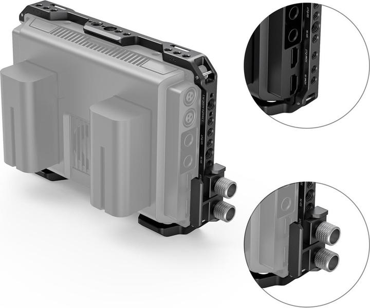Produktbild SmallRig Cage with Sun Hood and HDMI Clamp for Blackmagic Design Video Assist 7" 12G-SDI/HDMI 2792