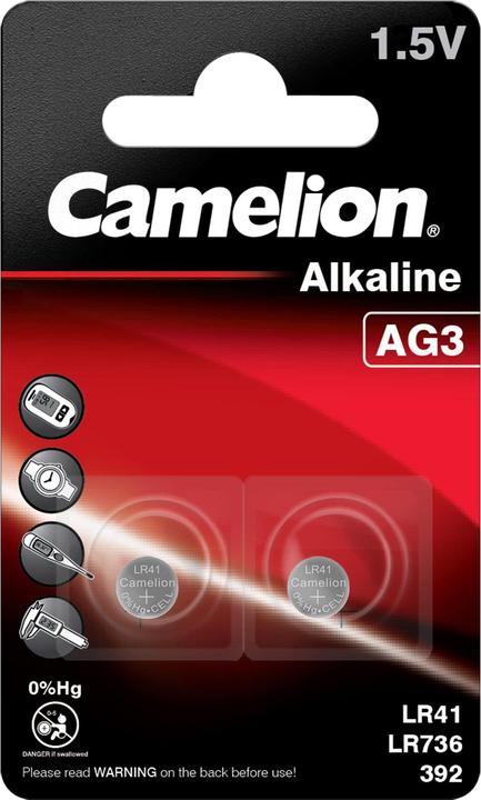 Camelion Alcaline (2 pcs, LR41, 41 mAh)