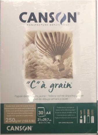 Produktbild Canson Pastellblock C' à grain ocker (A4)