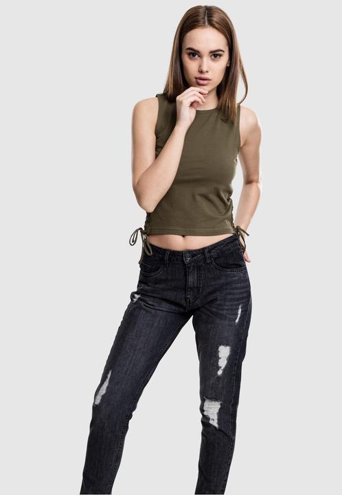 Image du produit Urban Classics Ladies Lace Up Cropped Top (L)