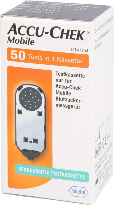 Produktbild Roche ACCU-CHEK Mobile Testkassette und Tests, 50 St. Teststreifen (Teststreifen)