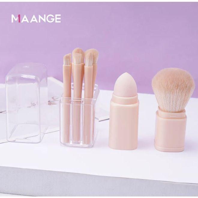 Actual product image Maange Mini Make-Up Travel Brushes (8-piece set) (Set)