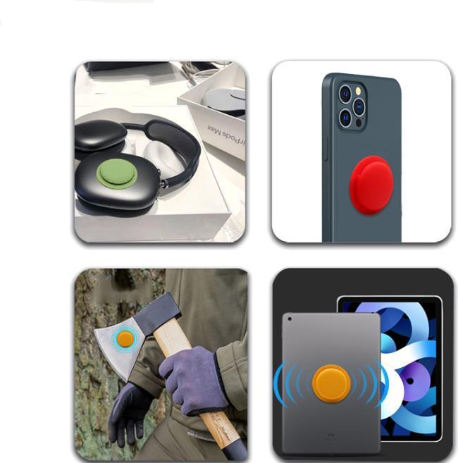Image du produit Ueli Express Support autocollant Apple AirTag en silicone Noir