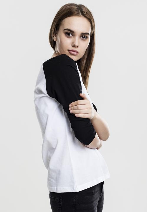 Produktbild Urban Classics Ladies 3/4 Contrast Raglan Tee (S)