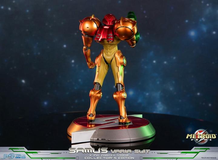 Actual product image First 4 Figures Metroid Prime PVC Statue Samus Varia Suit Collector's Edition 27 cm