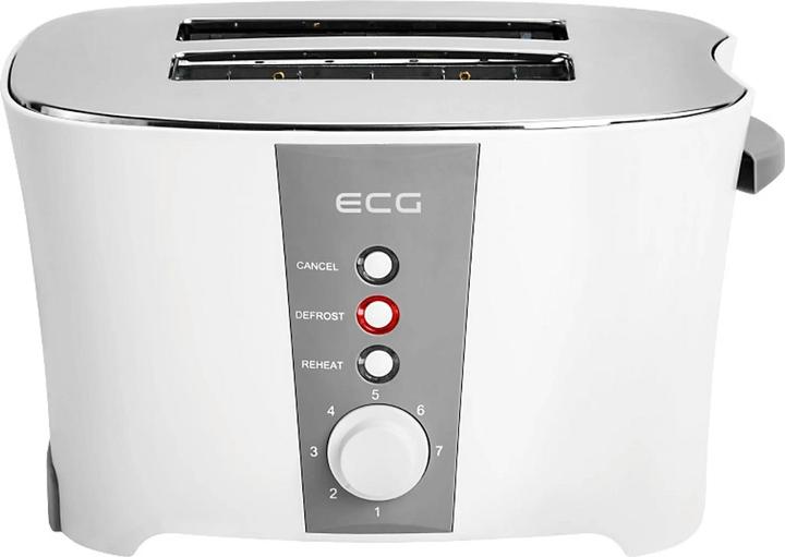 Produktbild ECG ST 818 Toaster 2 Scheibe(n), Edelstahl