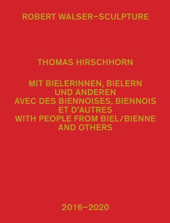 Produktbild Thomas Hirschhorn (Deutsch, Englisch, Französisch, Kathleen Bühler, Schweizer Plastikausstellung Biel, 2020)