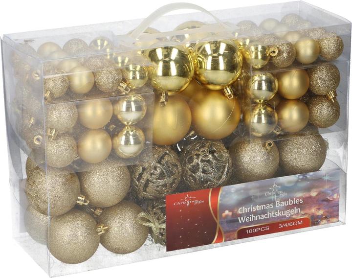 HTI-Living Weihnachtskugel Set (100 -teilig)