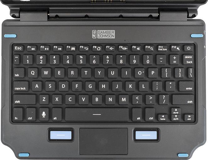 Produktbild Gamber-Johnson 7160-1869-03, AZERTY, Französisch, Touchpad, 2 Millionen Zeichen, Samsung, Tab Active (FR, Samsung)