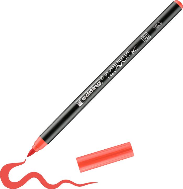 Produktbild Edding Porzellan Pinselstift 4200 (Stahlblau, 4 mm, 1 x)