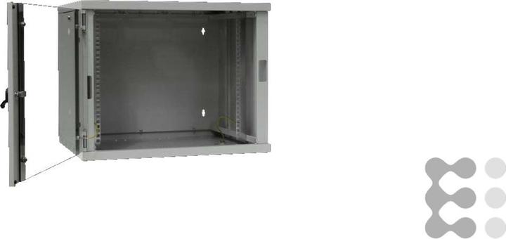 Actual product image Rittal Network wall case 9U 477x600x500 LANCase II/9 (9 RU, 19 inch rack)
