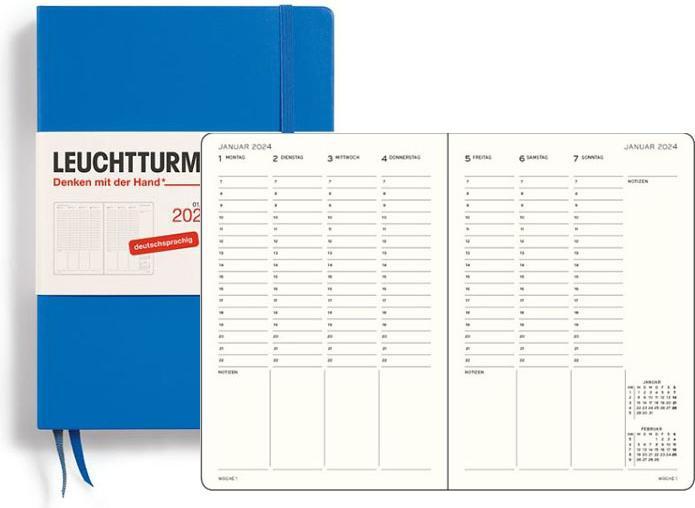 Wochenplaner Medium A5 Sky 2025 (14 x 21 cm, Deutsch)