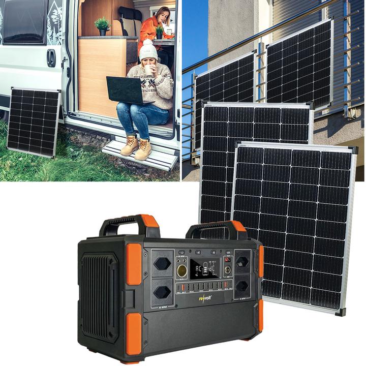 Image du produit Revolt Banque d'énergie & convertisseur solaire (1048 Wh, 16 kg)