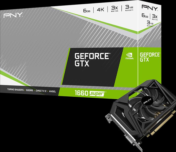 Actual product image PNY GeForce GTX 1660 Super (6 GB)