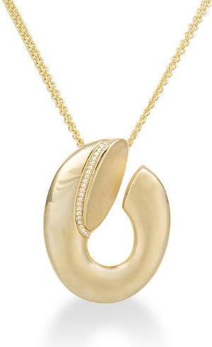 Breuning ANHÄNGER - BRILL. 0,12 Ct. H/si (585, - Gold)