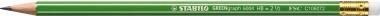 Produktbild STABILO GREENgraph Bleistift mit Radiergummi HB (2.20 mm, HB, 1 x)