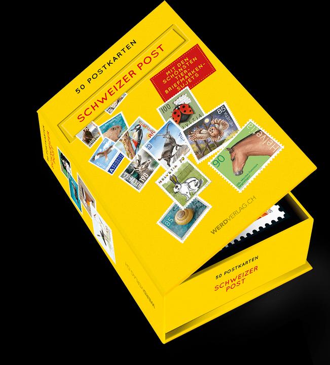Produktbild Postkartenbox Die schönsten Tiermotive der Schweizer Post (1 Stk.)