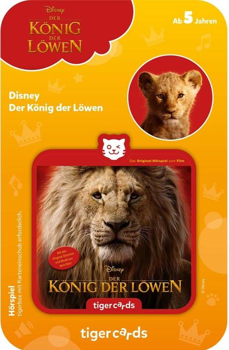 Tigermedia tigercard - Disney - König der Löwen