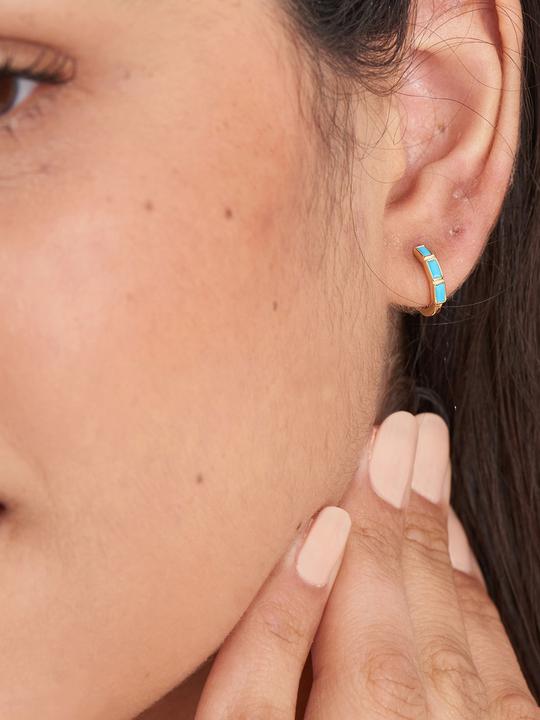 Immagine prodotto Ania Haie Creoli Nel Blu E033-04G (Argento 925)