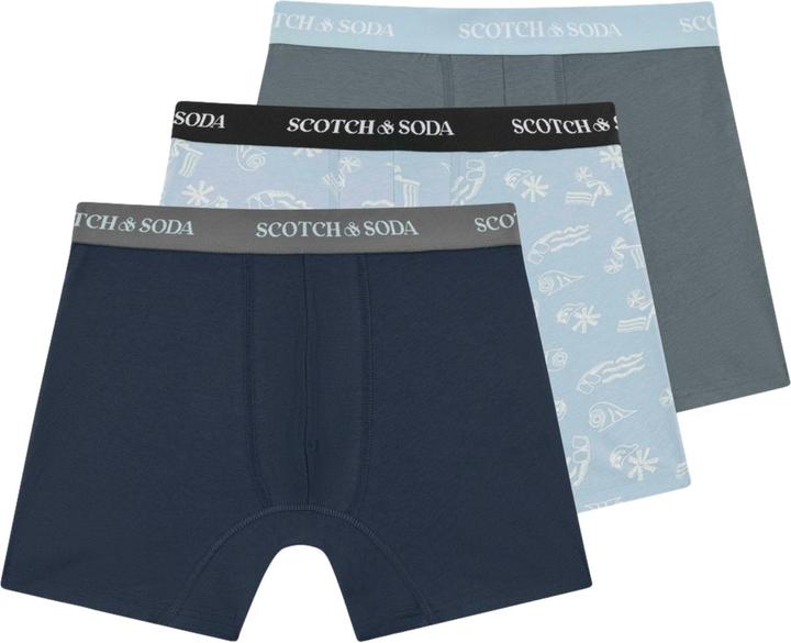 Scotch & Soda Unterhose Trunks 3er Pack (S, 3er Pack)