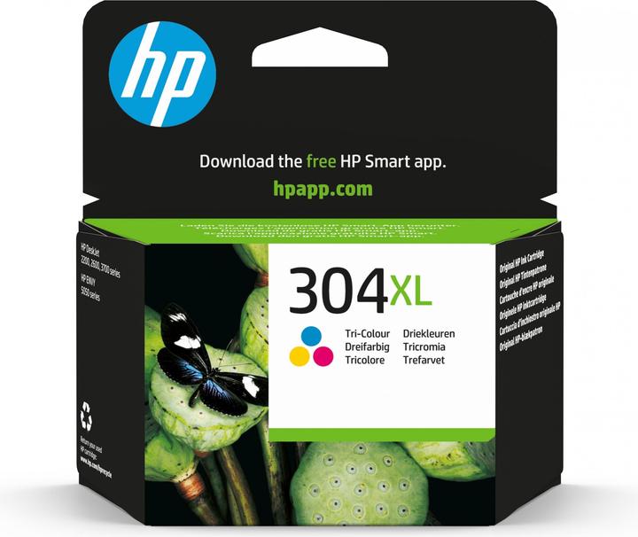 Actual product image HP 304xl (M, C, Y)