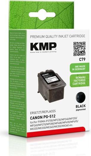 Actual product image KMP C79 Ink Cartridge compatible with Canon PG-512 (FC)