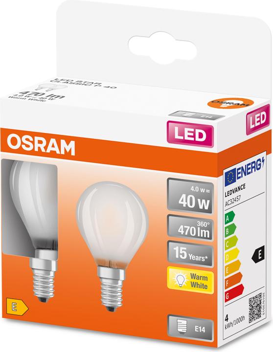 Immagine prodotto Osram Star Classic P40 (E14, 4 W, 470 lm, 6 x, E)