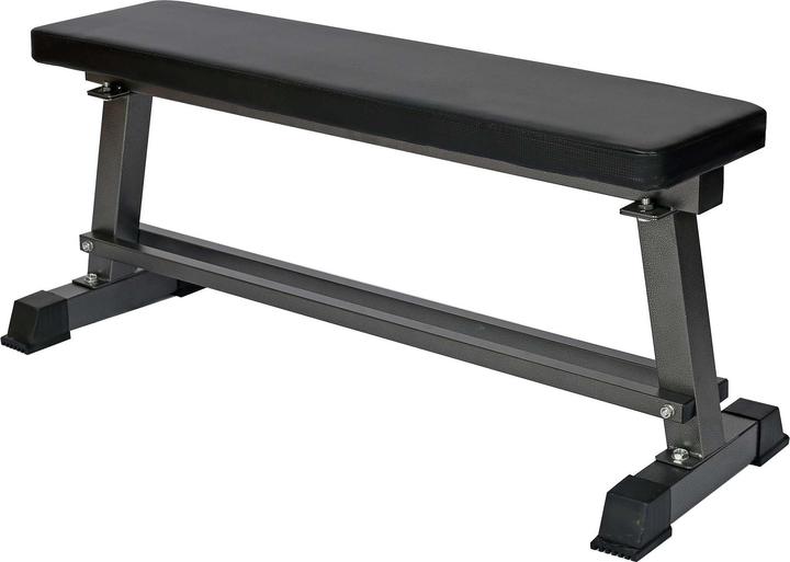 Wiltec Banc de musculation plat avec support Banc incliné Banc de fitness Appareil pour abdominaux 300kg