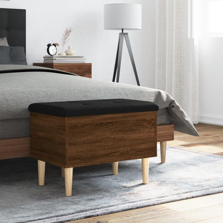 Actual product image VidaXL Bench with storage space Brown oak-look 62x42x46 (42 cm)
