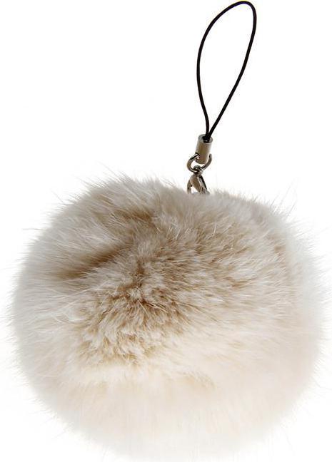 PhoneLook Universeller / Schlüsselring Fluffy Plüschball
