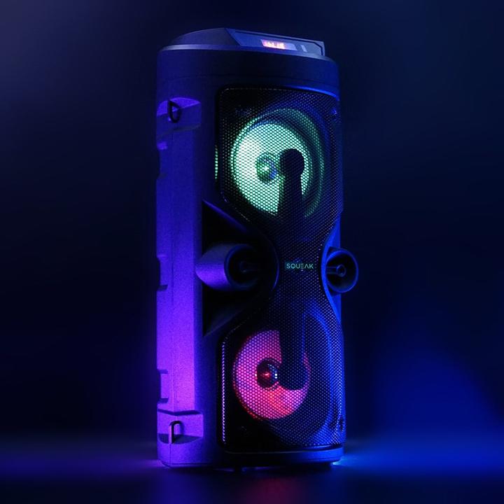 Produktbild Squeak Głośnik Karaoke Harmony Bluetooth 5.0 Radio Fm Microsd Aux USB Sq1004 (8 h, Akkubetrieb)