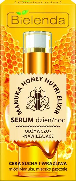 Actual product image Bielenda Manuka Honey Nutri Elixir Face Serum Nourishing and Moisturizing 30g (30 ml)