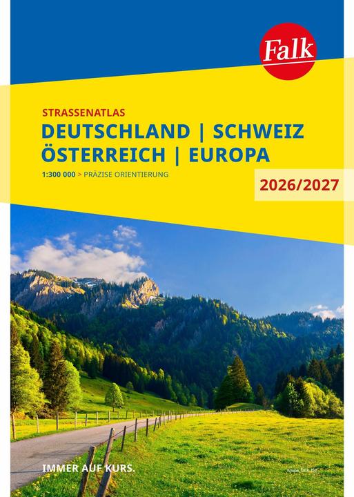 Produktbild Falk Strassenatlas 2026/2027 Deutschland, Schweiz, Österreich 1:300.000