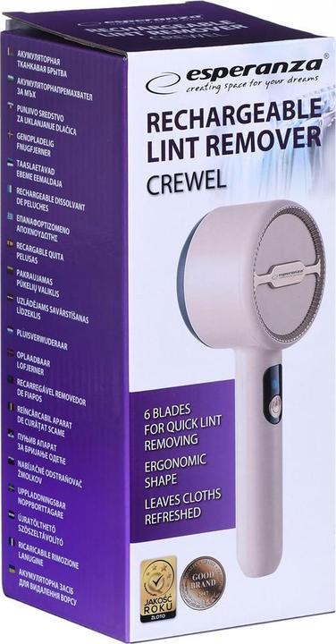 Actual product image Esperanza ECS011 Cordless Clothes Shaver