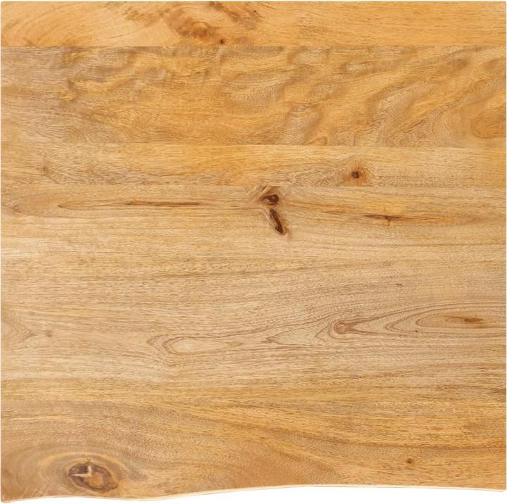 Actual product image VidaXL Table top tree edge wooden top for dining table 60x60cm solid wood mango (60 x 60 x 2.5 cm)