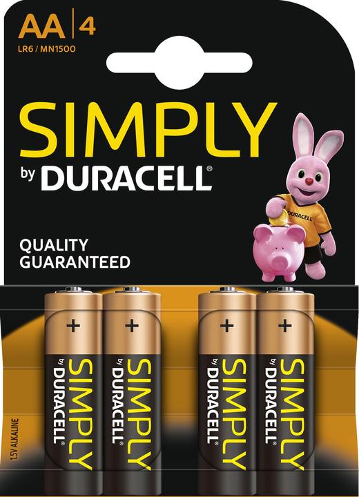 Produktbild Duracell Alkaline Batterie (4 Stk., AA)