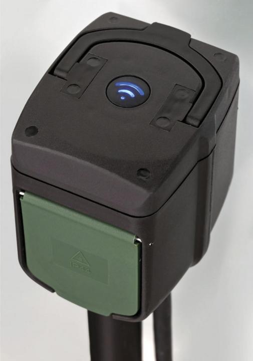 Produktbild Brennenstuhl Connect WIFI Gartensteckdose mit Erdspiess und Montageplatte IP44 2-fach 10m H07RN-F3G1,5 (2 x, CEE 7/3, 10 m)