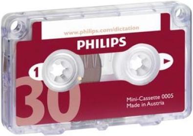 Produktbild Philips Minikassette Diktiergerät LFH0005 DIN 0005 2x15 Min. 1 Stück