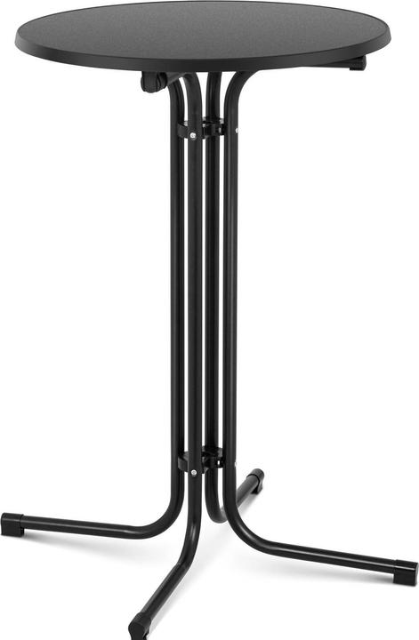 Produktbild Royal Catering Bistrotisch klappbar Stehtisch Bistro Tisch Bartisch Gastro rund Ø 70 cm schwarz (78 x 78 cm)