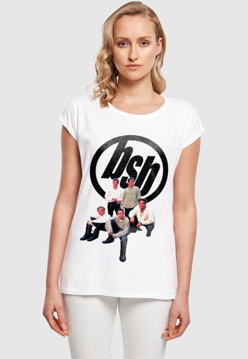 Immagine prodotto Merchcode Donna Backstreet Boys - Maglietta a spalla estesa con logo vintage - 111603 (XL)