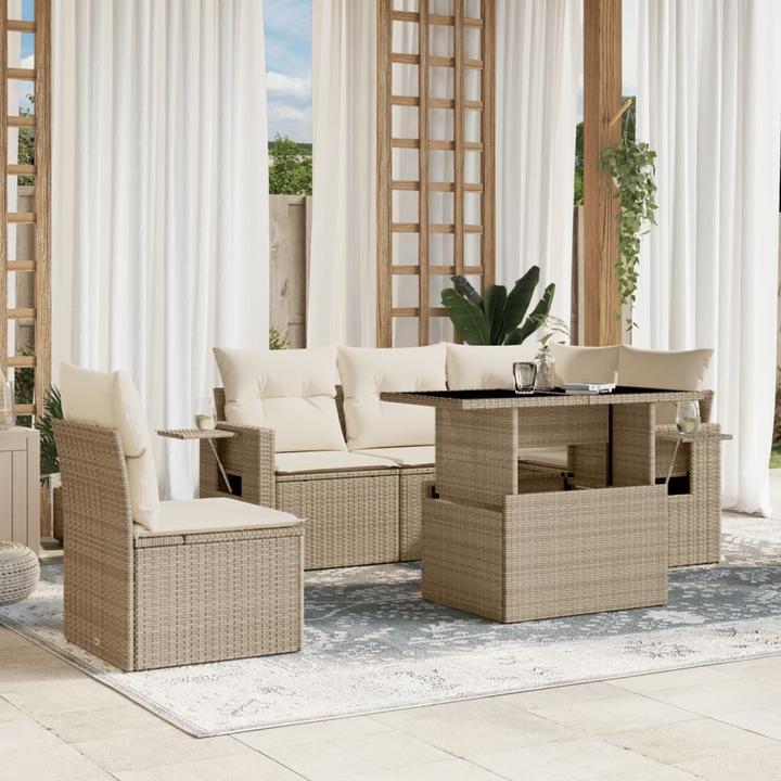 Produktbild VidaXL 10-tlg. Garten-Lounge-Set mit Kissen