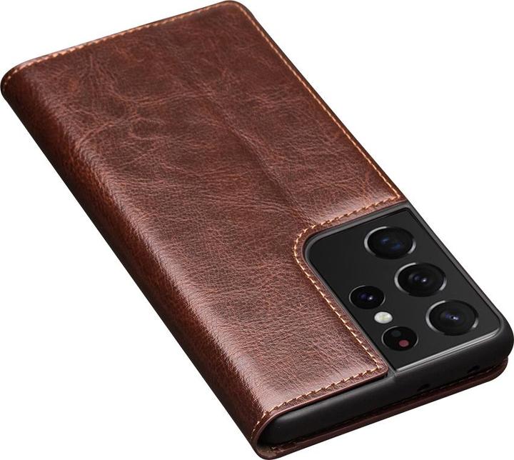 Image du produit QiAlino Fourre Flip cuir véritable (Samsung Galaxy S23 Ultra)