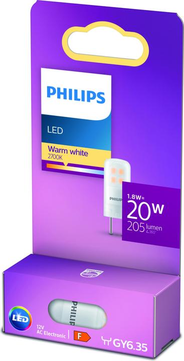 Produktbild Philips Brenner (GY6.35, 1.80 W, 205 lm, 1 x, F)