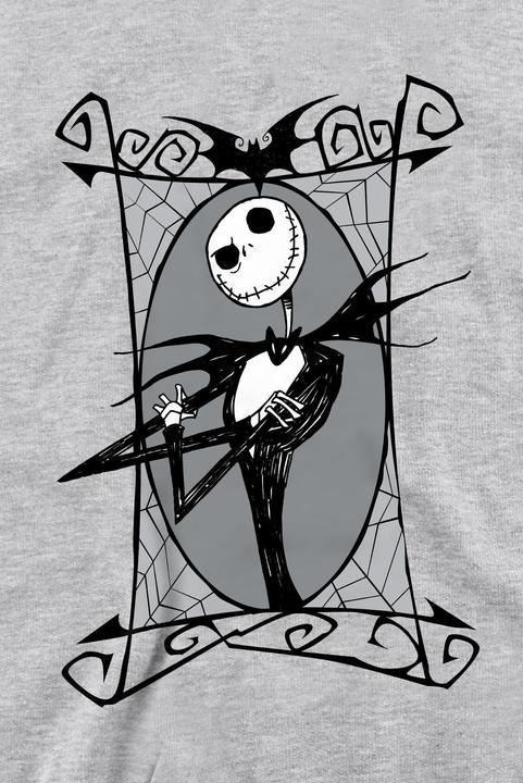 Actual product image The Nightmare Before Christmas Unisex Adult Jack Skellington Frame Sweatshirt (L)