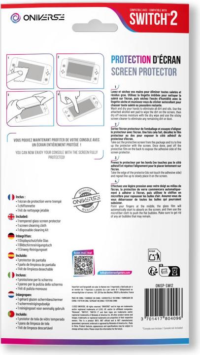 Image du produit Oniverse Screen Protector für Nintendo Switch 2™ - Gaming-Zubehör (Switch)